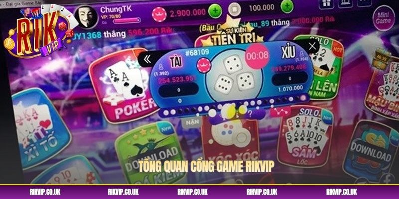 Tổng quan cổng game RIKVIP